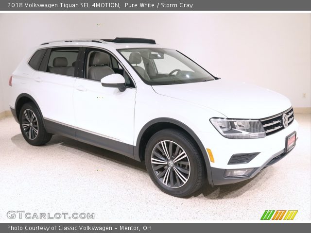 2018 Volkswagen Tiguan SEL 4MOTION in Pure White