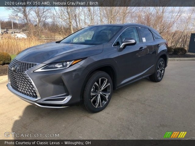 2020 Lexus RX 350 AWD in Nebula Gray Pearl