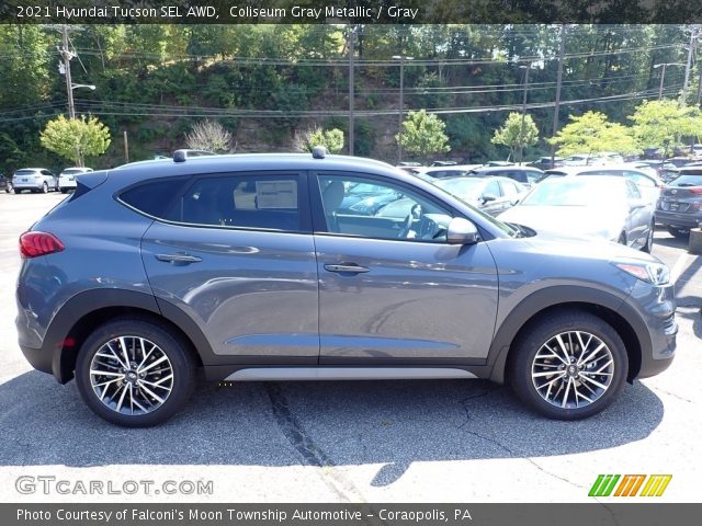 2021 Hyundai Tucson SEL AWD in Coliseum Gray Metallic