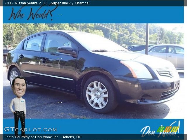 2012 Nissan Sentra 2.0 S in Super Black