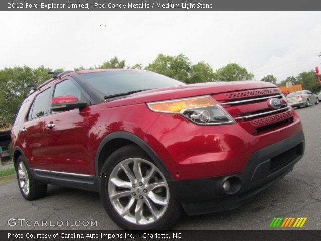2012 Ford Explorer Limited in Red Candy Metallic