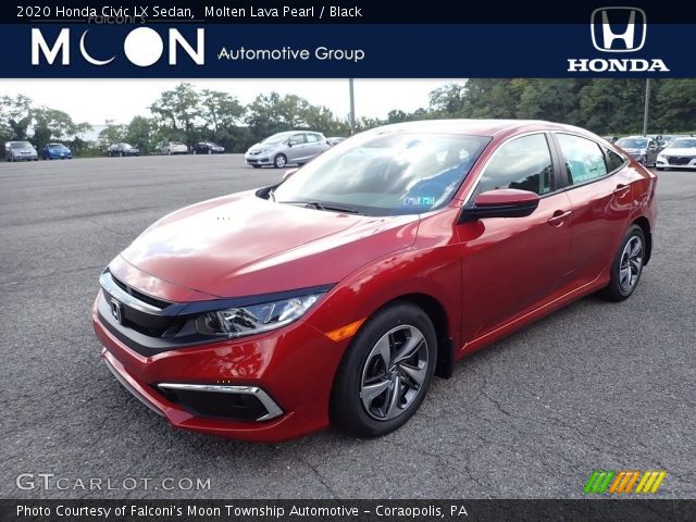 2020 Honda Civic LX Sedan in Molten Lava Pearl