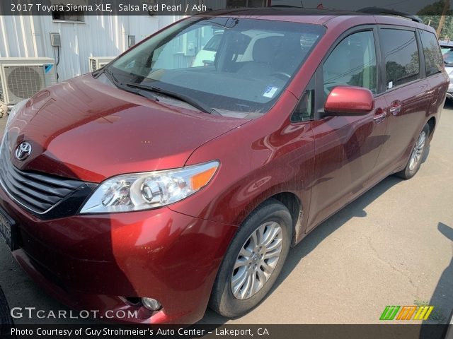 2017 Toyota Sienna XLE in Salsa Red Pearl
