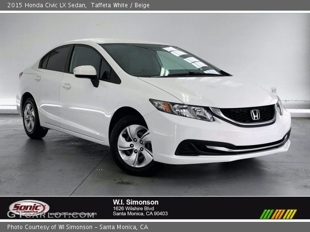 2015 Honda Civic LX Sedan in Taffeta White