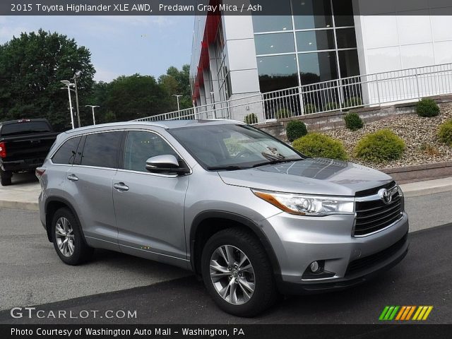 2015 Toyota Highlander XLE AWD in Predawn Gray Mica
