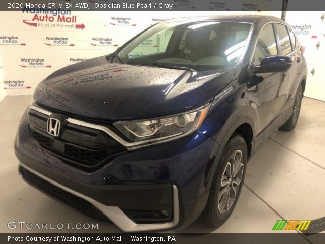 2020 Honda CR-V EX AWD in Obsidian Blue Pearl