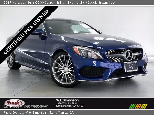 2017 Mercedes-Benz C 300 Coupe in Brilliant Blue Metallic