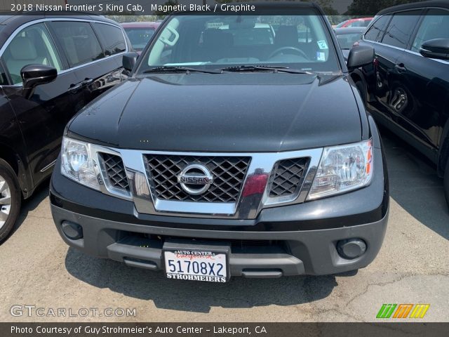 2018 Nissan Frontier S King Cab in Magnetic Black