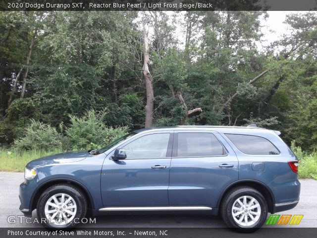 2020 Dodge Durango SXT in Reactor Blue Pearl