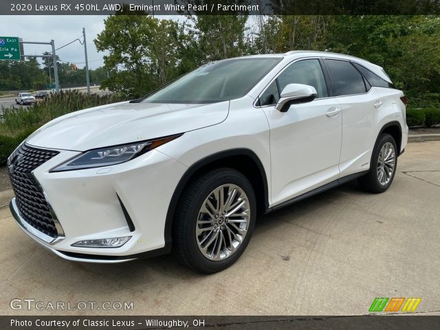 2020 Lexus RX 450hL AWD in Eminent White Pearl