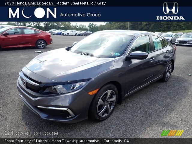 2020 Honda Civic LX Sedan in Modern Steel Metallic