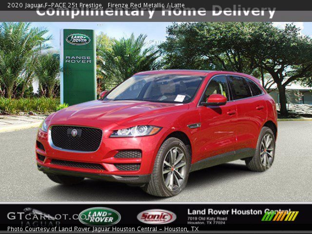 2020 Jaguar F-PACE 25t Prestige in Firenze Red Metallic