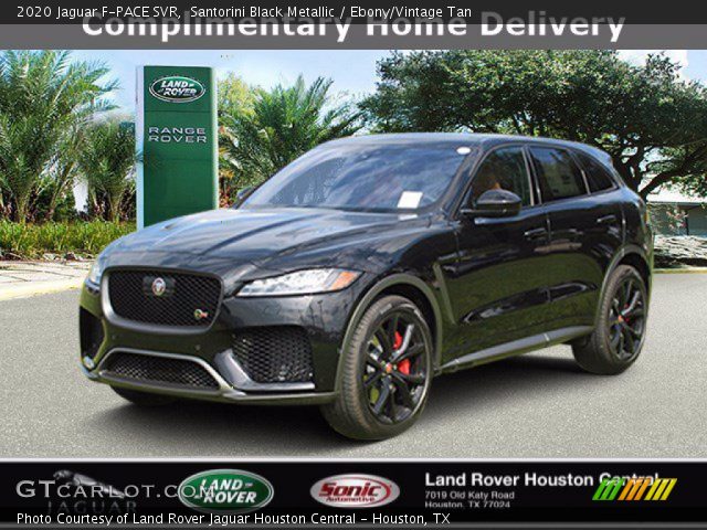 2020 Jaguar F-PACE SVR in Santorini Black Metallic