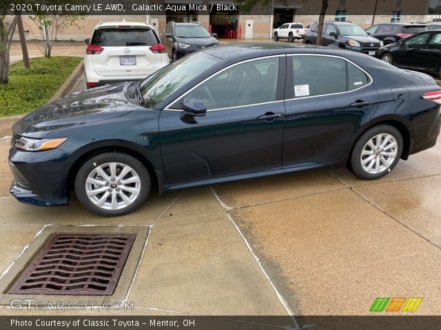 2020 Toyota Camry LE AWD in Galactic Aqua Mica