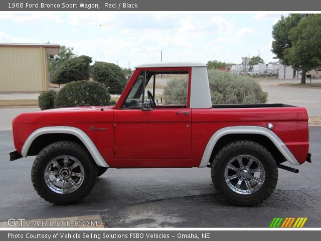 1968 Ford Bronco Sport Wagon in Red