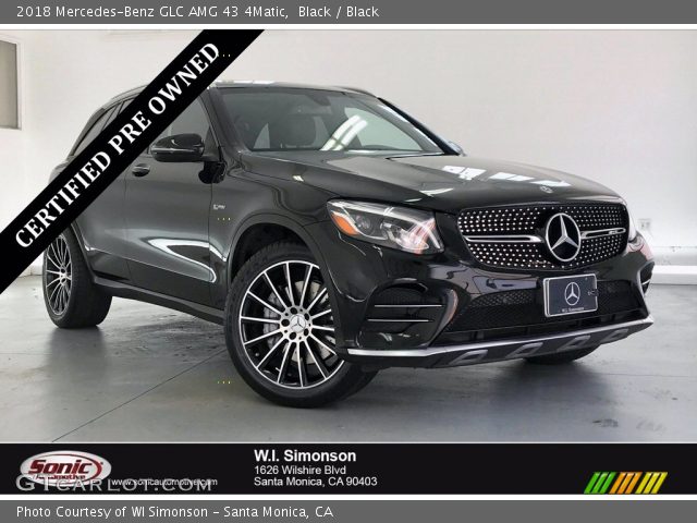 2018 Mercedes-Benz GLC AMG 43 4Matic in Black