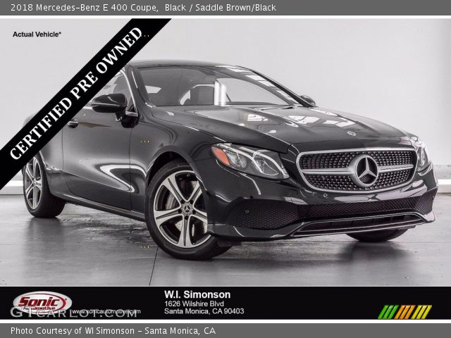 2018 Mercedes-Benz E 400 Coupe in Black
