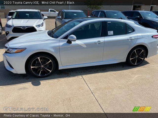 2020 Toyota Camry XSE in Wind Chill Pearl