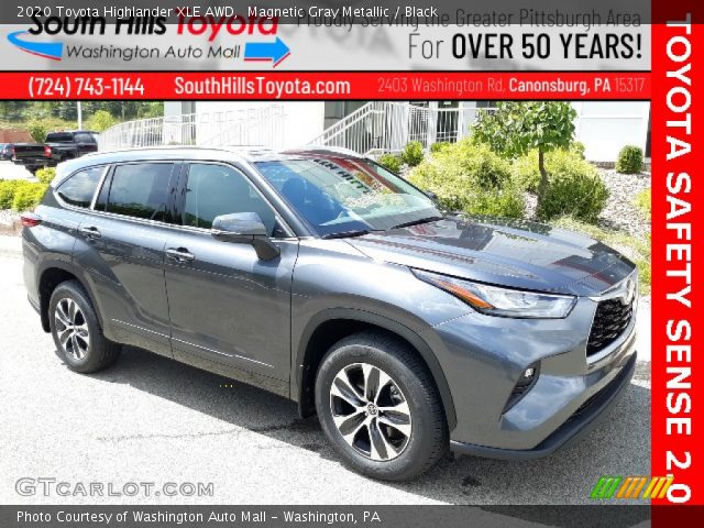 2020 Toyota Highlander XLE AWD in Magnetic Gray Metallic