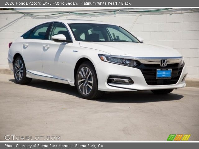 2020 Honda Accord EX-L Hybrid Sedan in Platinum White Pearl