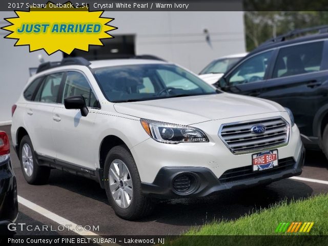 2017 Subaru Outback 2.5i in Crystal White Pearl