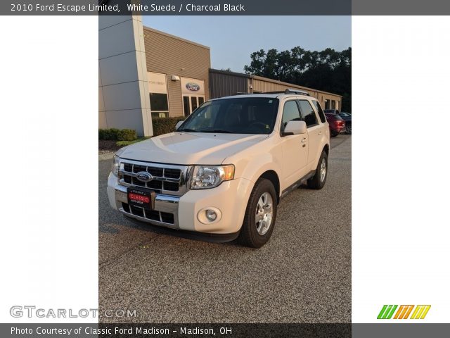 2010 Ford Escape Limited in White Suede