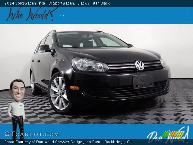 2014 Volkswagen Jetta TDI SportWagen in Black