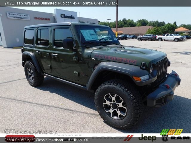 2021 Jeep Wrangler Unlimited Rubicon 4x4 in Sarge Green