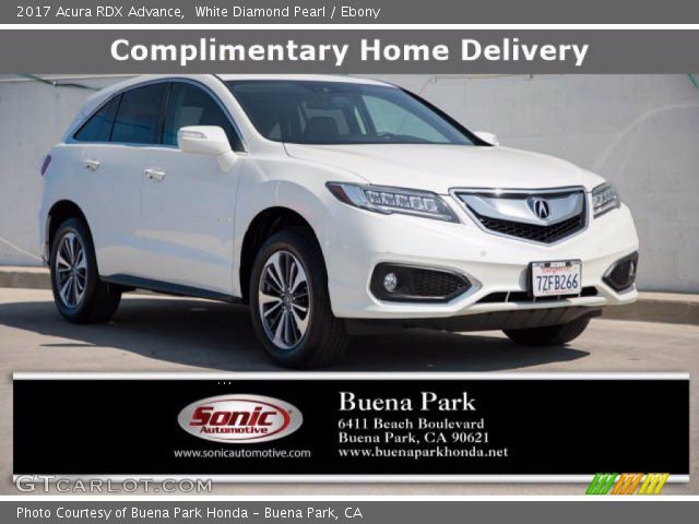 2017 Acura RDX Advance in White Diamond Pearl