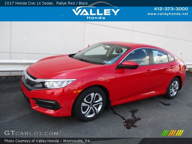 2017 Honda Civic LX Sedan in Rallye Red