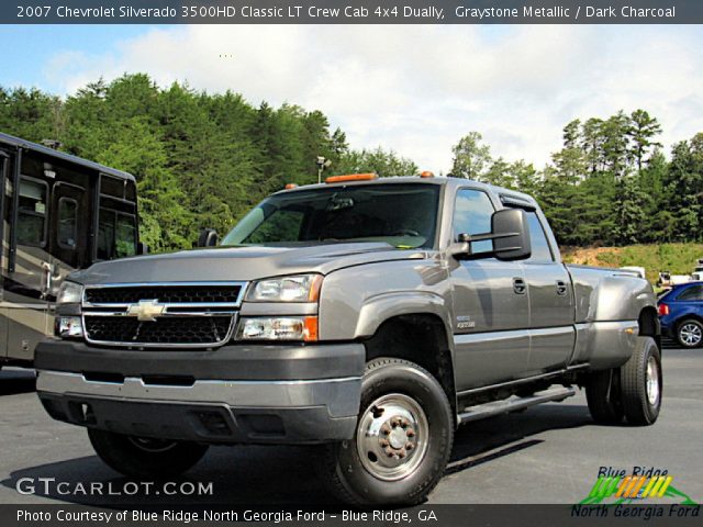 2007 Chevrolet Silverado 3500HD Classic LT Crew Cab 4x4 Dually in Graystone Metallic