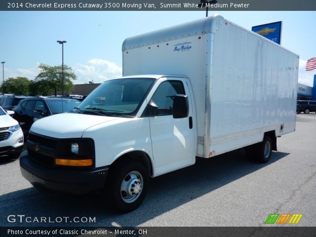 2014 Chevrolet Express Cutaway 3500 Moving Van in Summit White