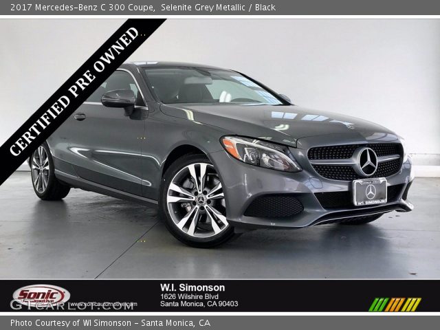 2017 Mercedes-Benz C 300 Coupe in Selenite Grey Metallic