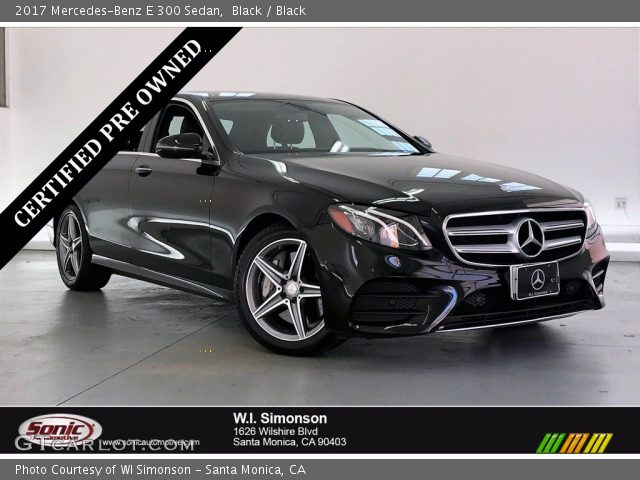 2017 Mercedes-Benz E 300 Sedan in Black