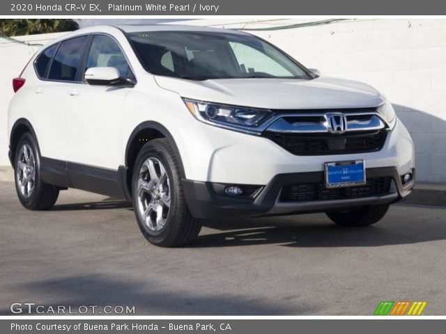 2020 Honda CR-V EX in Platinum White Pearl