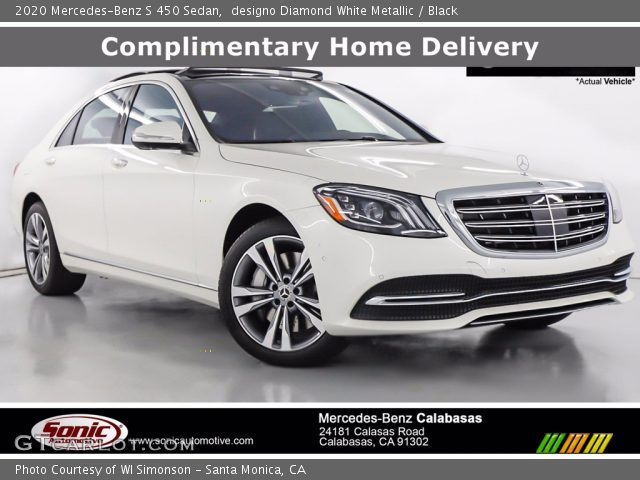2020 Mercedes-Benz S 450 Sedan in designo Diamond White Metallic