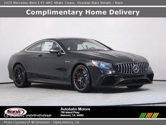2020 Mercedes-Benz S 63 AMG 4Matic Coupe in Obsidian Black Metallic
