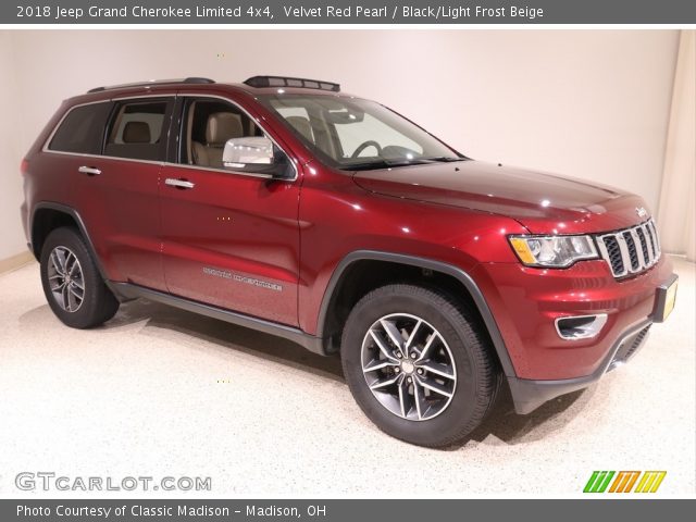 2018 Jeep Grand Cherokee Limited 4x4 in Velvet Red Pearl