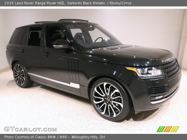 2016 Land Rover Range Rover HSE in Santorini Black Metallic