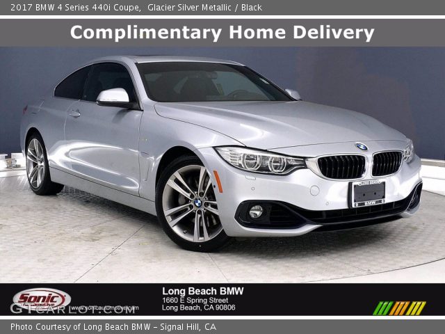 2017 BMW 4 Series 440i Coupe in Glacier Silver Metallic