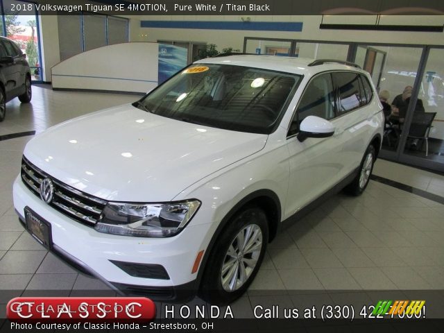 2018 Volkswagen Tiguan SE 4MOTION in Pure White