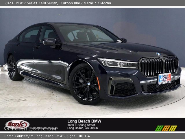 2021 BMW 7 Series 740i Sedan in Carbon Black Metallic