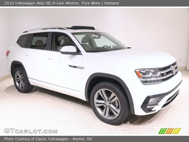 2019 Volkswagen Atlas SEL R-Line 4Motion in Pure White