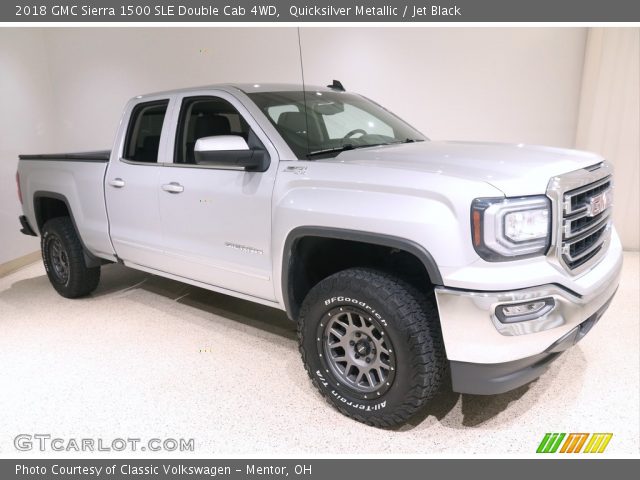 2018 GMC Sierra 1500 SLE Double Cab 4WD in Quicksilver Metallic