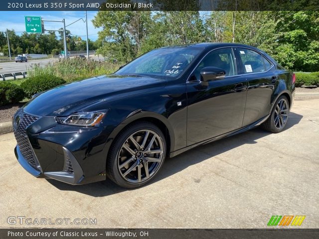 2020 Lexus IS 350 F Sport AWD in Obsidian