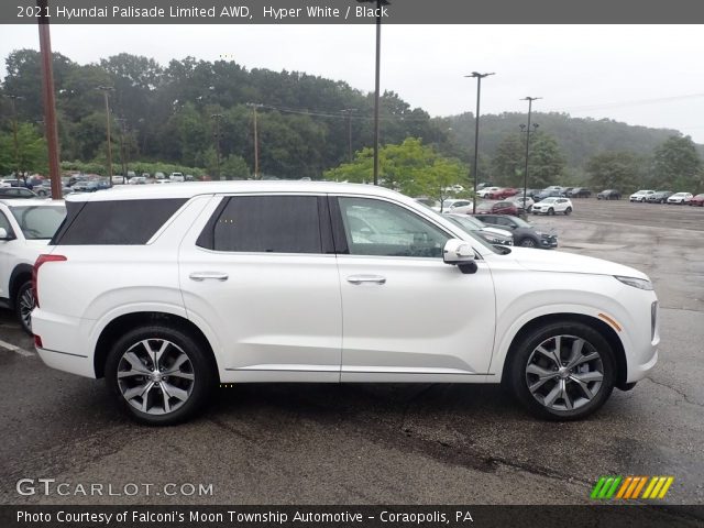2021 Hyundai Palisade Limited AWD in Hyper White