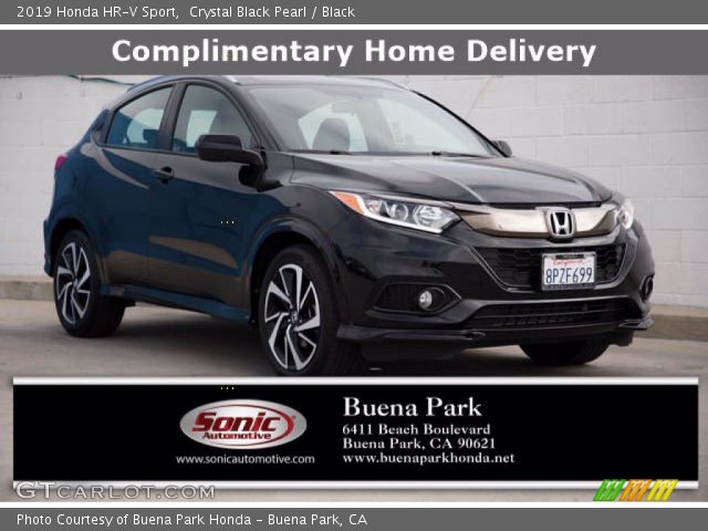 2019 Honda HR-V Sport in Crystal Black Pearl