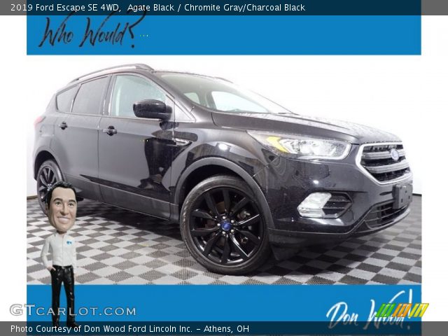2019 Ford Escape SE 4WD in Agate Black
