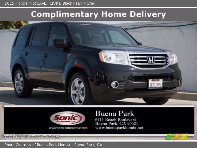 2015 Honda Pilot EX-L in Crystal Black Pearl