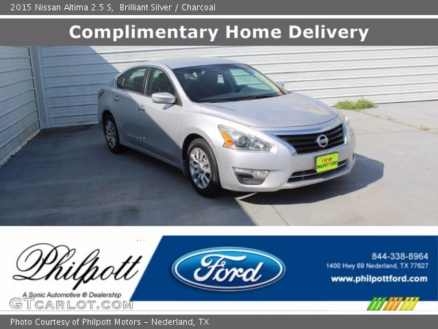 2015 Nissan Altima 2.5 S in Brilliant Silver